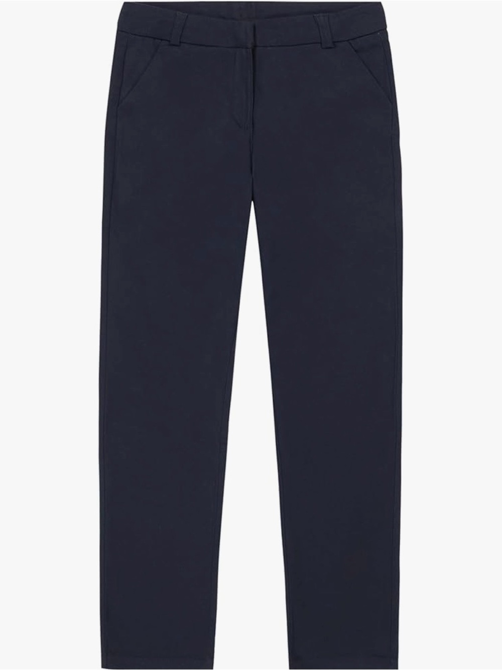 IZOD Juniors Uniform Stretch Twill Skinny Pant, Navy , 1 - Picture 2 of 14